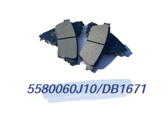 5580060J10 Półmetaliczne ceramiczne klocki hamulcowe o niskiej zawartości stali DB1671 / D1008