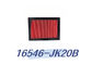 16546-Jk20b Wymiana filtra powietrza w kabinie samochodu dla Nissan Ssangyong Isuzu Mitsubishi